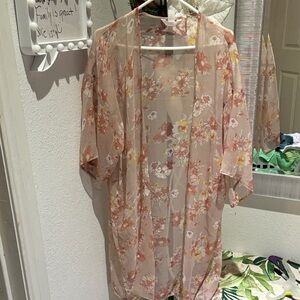 Floral Sheer Kimono